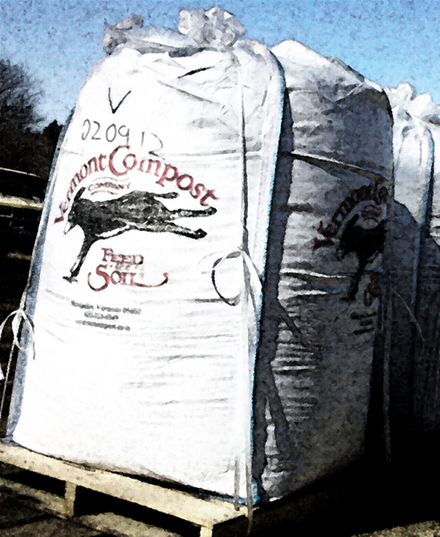 a yard of compost